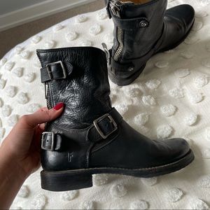 Frye Combat Boots